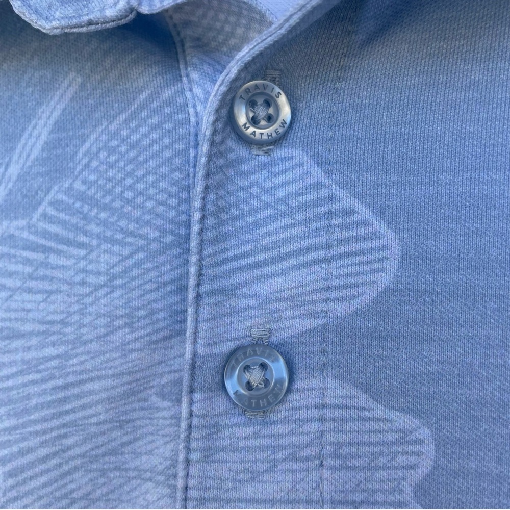 Travis Mathew Light Blue Patterned Olde Eight Gol… - image 7